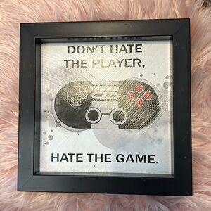 Don’t Hate the Player Video Game Boy Bedroom Decor Hobby Lobby